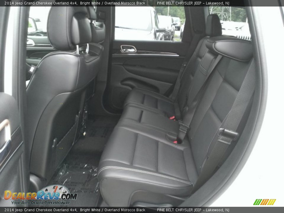 2014 Jeep Grand Cherokee Overland 4x4 Bright White / Overland Morocco Black Photo #6