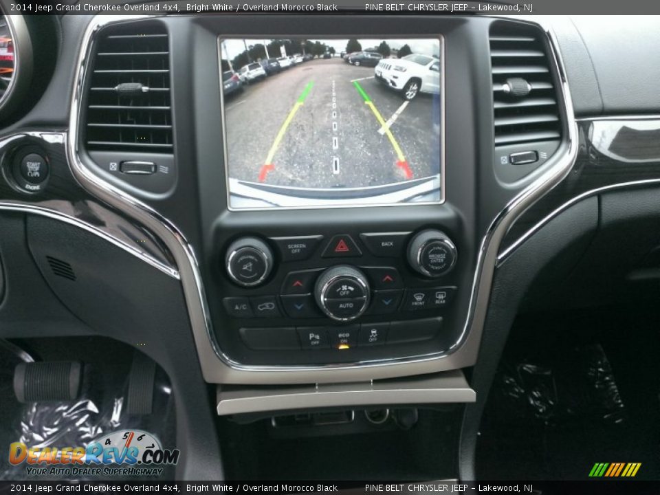 2014 Jeep Grand Cherokee Overland 4x4 Bright White / Overland Morocco Black Photo #10