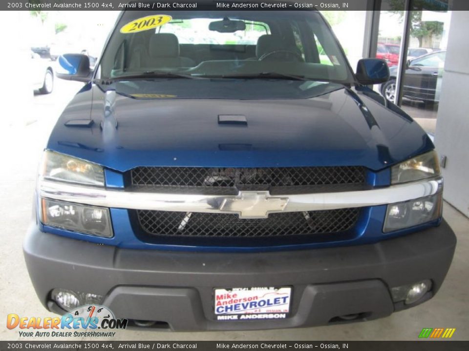 2003 Chevrolet Avalanche 1500 4x4 Arrival Blue / Dark Charcoal Photo #21