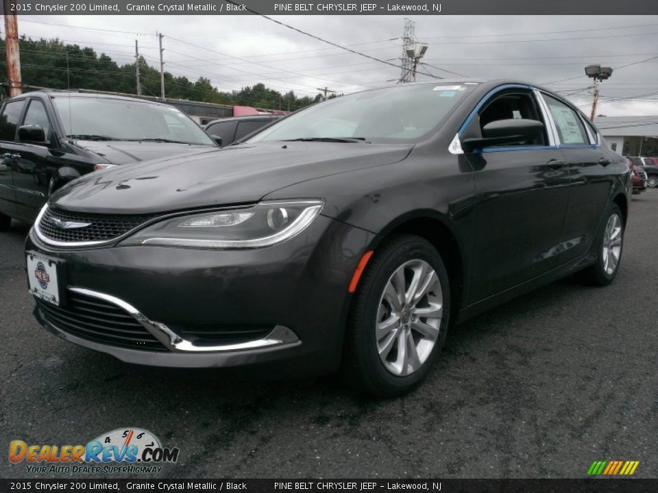 2015 Chrysler 200 Limited Granite Crystal Metallic / Black Photo #1