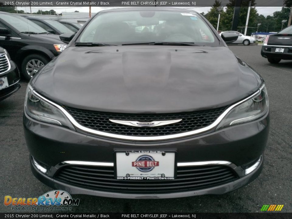 2015 Chrysler 200 Limited Granite Crystal Metallic / Black Photo #2