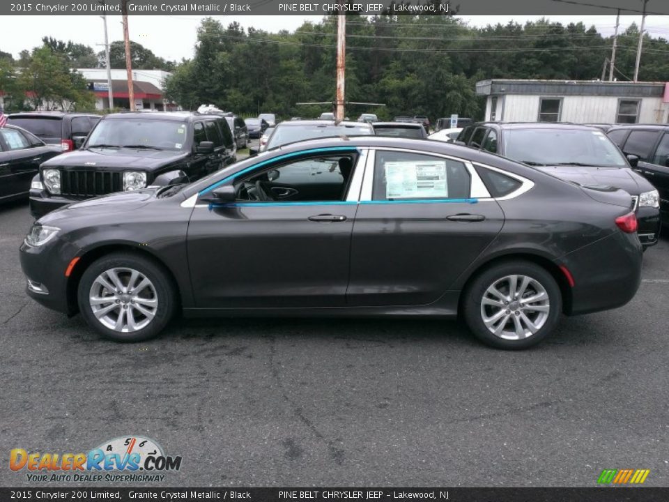 2015 Chrysler 200 Limited Granite Crystal Metallic / Black Photo #3