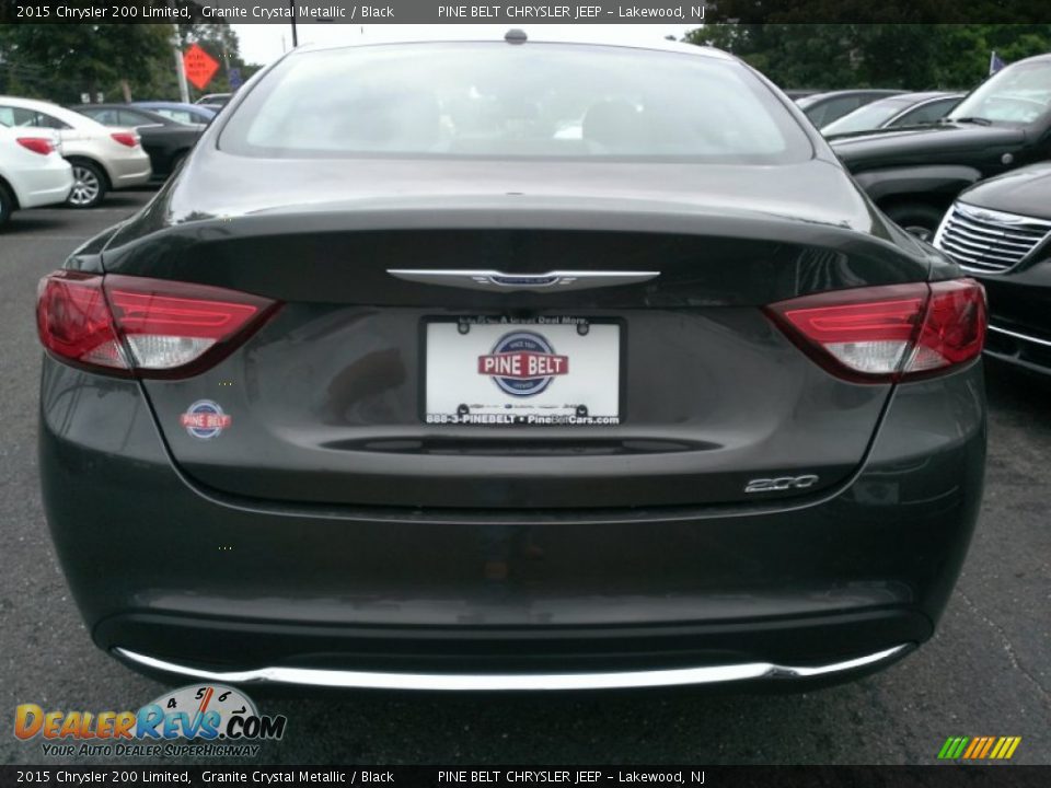 2015 Chrysler 200 Limited Granite Crystal Metallic / Black Photo #5