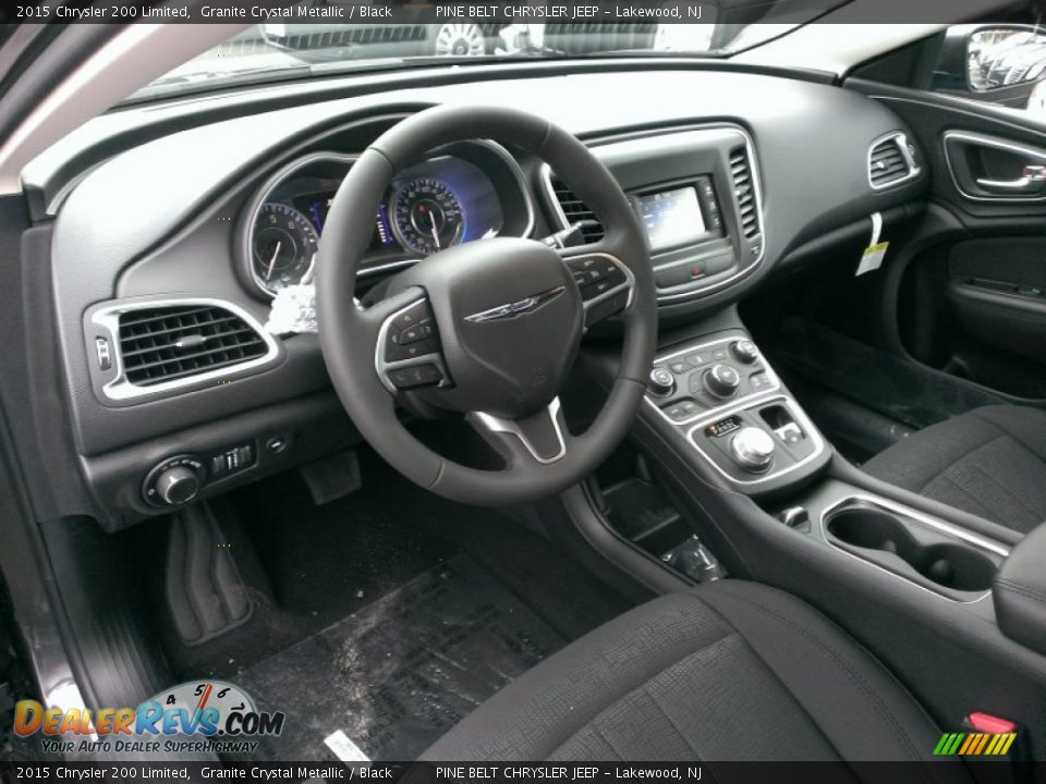 2015 Chrysler 200 Limited Granite Crystal Metallic / Black Photo #8
