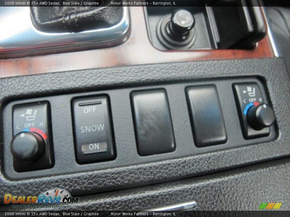 2008 Infiniti M 35x AWD Sedan Blue Slate / Graphite Photo #32