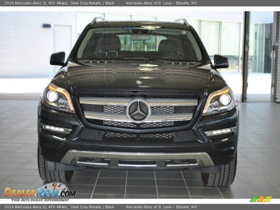 2014 Mercedes-Benz GL 450 4Matic Steel Grey Metallic / Black Photo #3