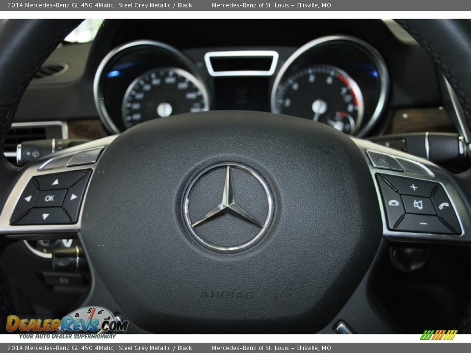 2014 Mercedes-Benz GL 450 4Matic Steel Grey Metallic / Black Photo #23