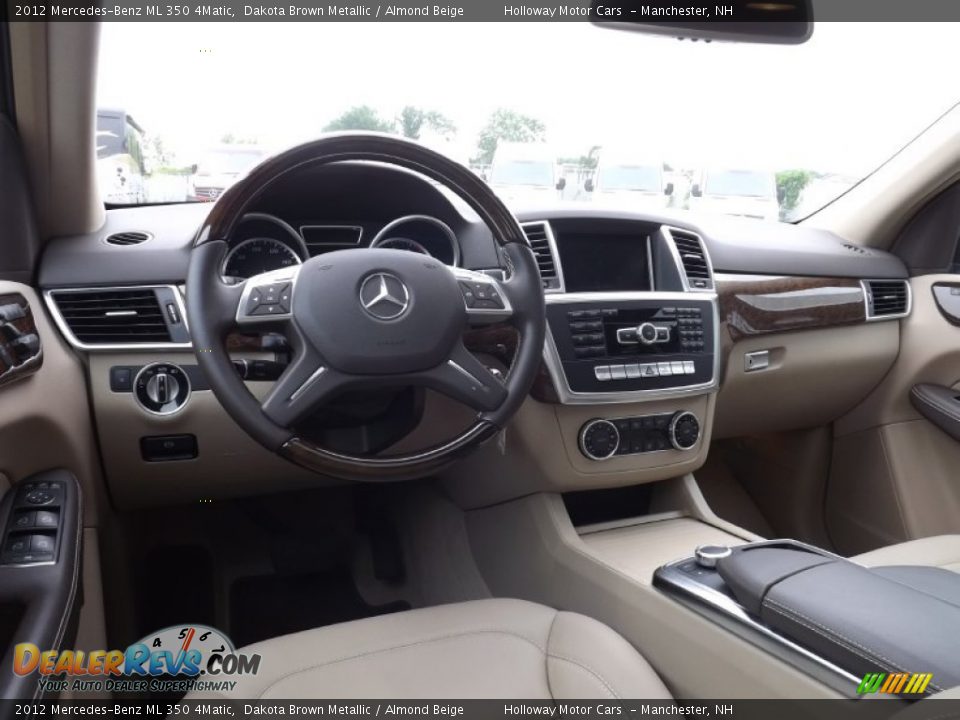 Almond Beige Interior - 2012 Mercedes-Benz ML 350 4Matic Photo #9