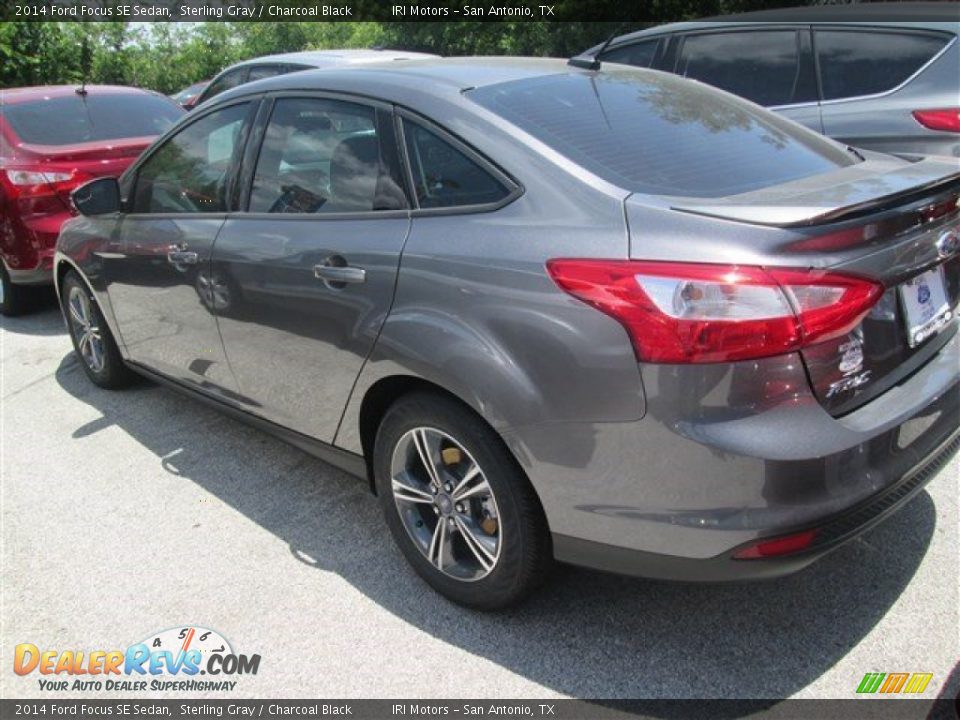 2014 Ford Focus SE Sedan Sterling Gray / Charcoal Black Photo #2