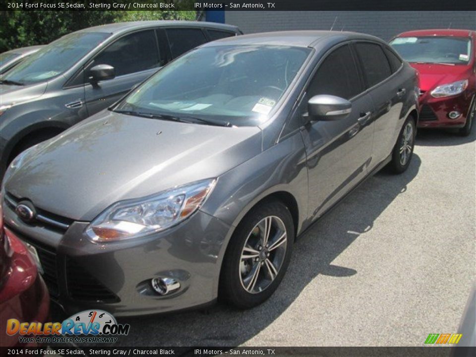 2014 Ford Focus SE Sedan Sterling Gray / Charcoal Black Photo #3