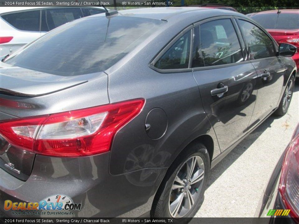 2014 Ford Focus SE Sedan Sterling Gray / Charcoal Black Photo #5