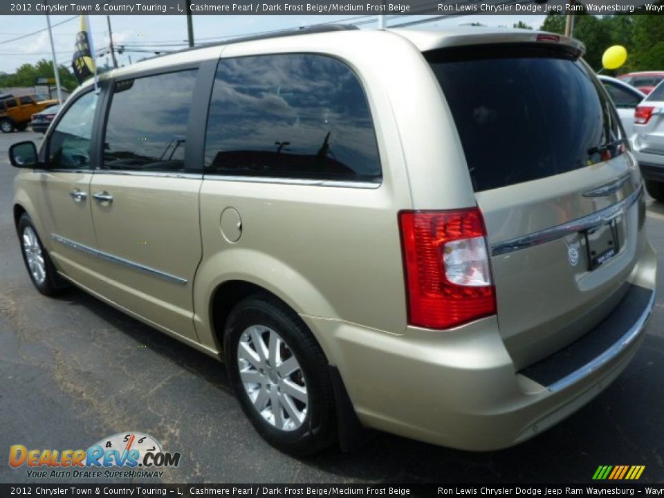 2012 Chrysler Town & Country Touring - L Cashmere Pearl / Dark Frost Beige/Medium Frost Beige Photo #2