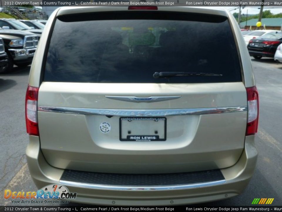 2012 Chrysler Town & Country Touring - L Cashmere Pearl / Dark Frost Beige/Medium Frost Beige Photo #3