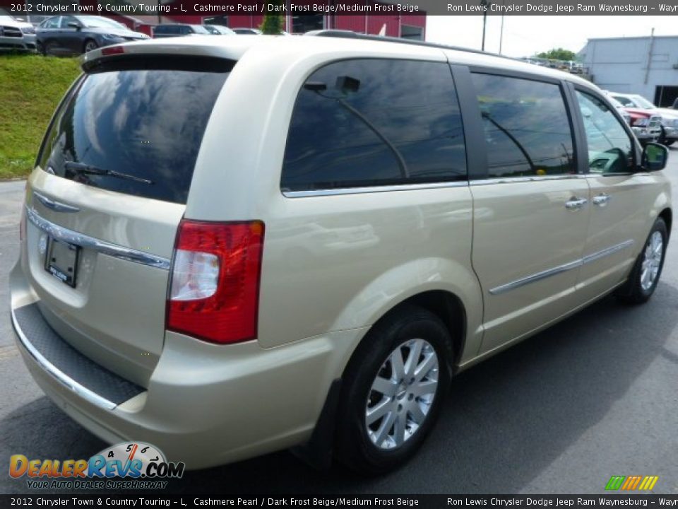 2012 Chrysler Town & Country Touring - L Cashmere Pearl / Dark Frost Beige/Medium Frost Beige Photo #4