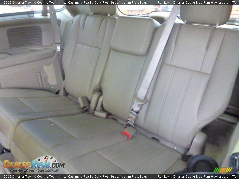2012 Chrysler Town & Country Touring - L Cashmere Pearl / Dark Frost Beige/Medium Frost Beige Photo #10
