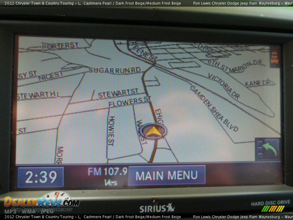 2012 Chrysler Town & Country Touring - L Cashmere Pearl / Dark Frost Beige/Medium Frost Beige Photo #15