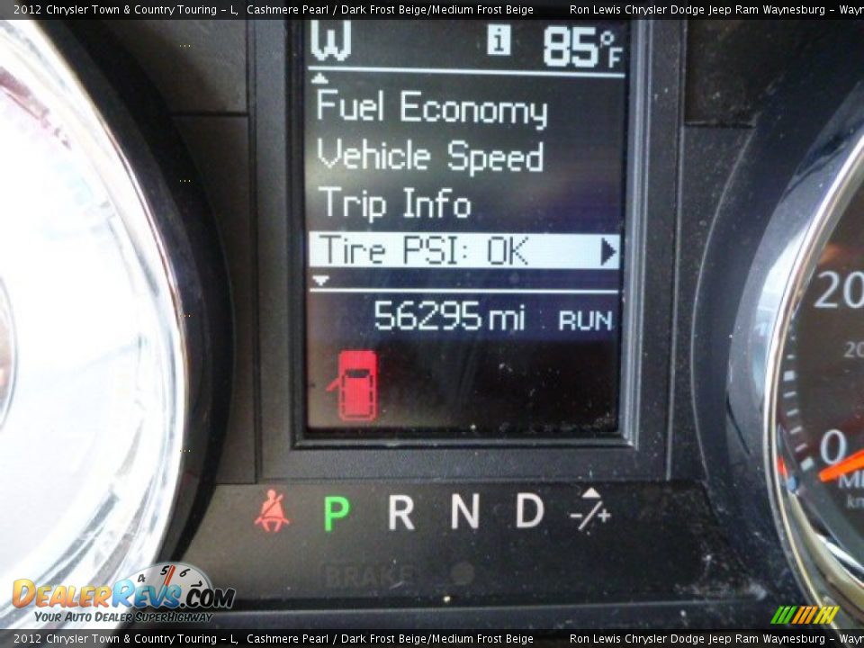 2012 Chrysler Town & Country Touring - L Cashmere Pearl / Dark Frost Beige/Medium Frost Beige Photo #19