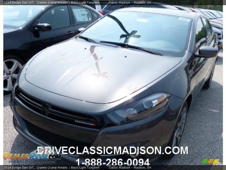 2014 Dodge Dart SXT Granite Crystal Metallic / Black/Light Tungsten Photo #1