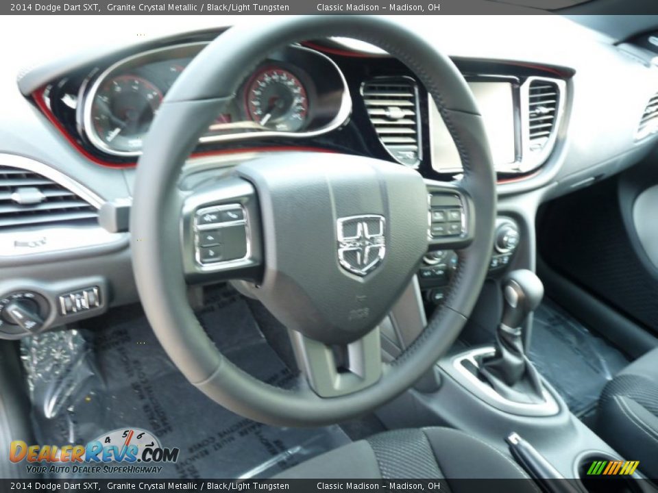 2014 Dodge Dart SXT Granite Crystal Metallic / Black/Light Tungsten Photo #6