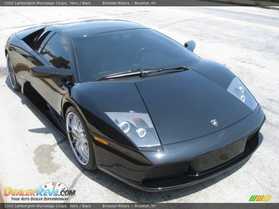 2003 Lamborghini Murcielago Coupe Nero / Black Photo #1