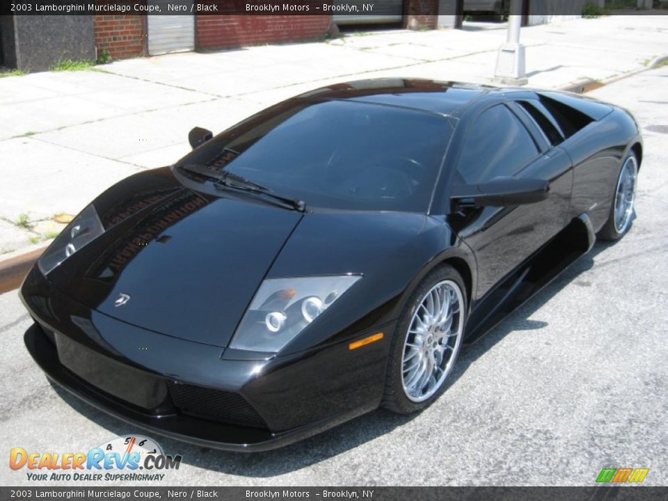 2003 Lamborghini Murcielago Coupe Nero / Black Photo #2