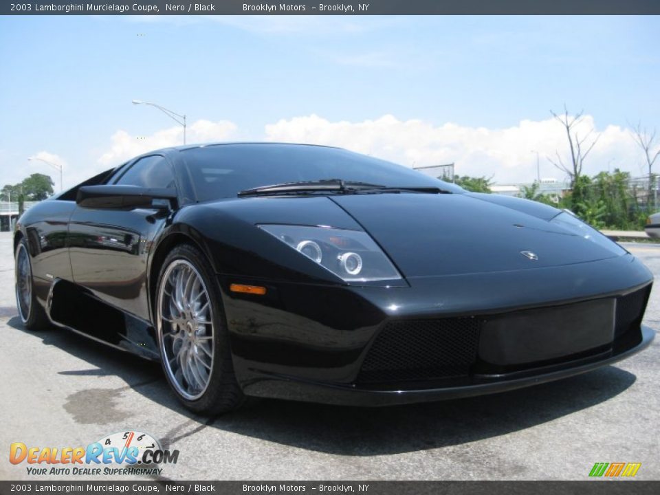 2003 Lamborghini Murcielago Coupe Nero / Black Photo #3