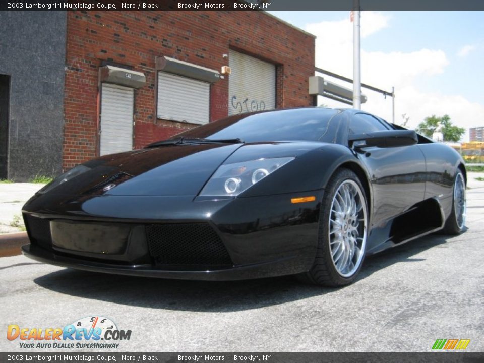 2003 Lamborghini Murcielago Coupe Nero / Black Photo #4