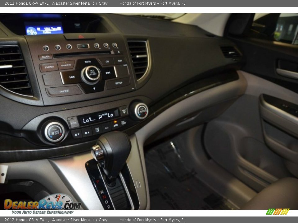2012 Honda CR-V EX-L Alabaster Silver Metallic / Gray Photo #14