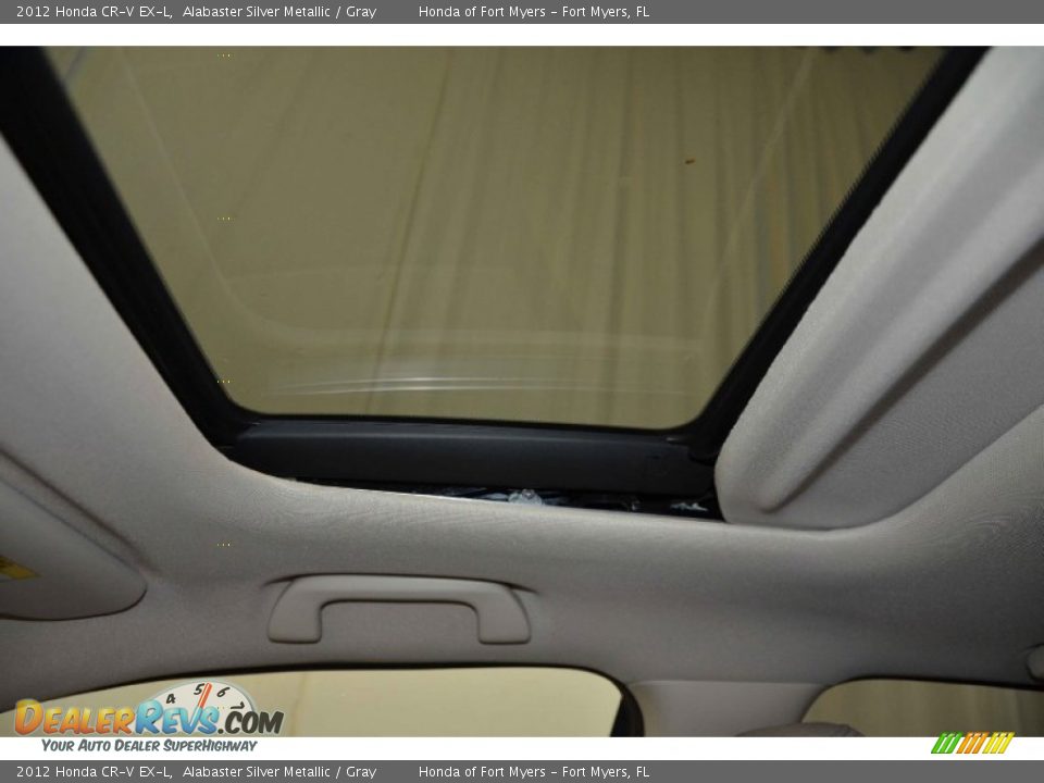 2012 Honda CR-V EX-L Alabaster Silver Metallic / Gray Photo #15