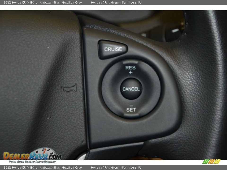 2012 Honda CR-V EX-L Alabaster Silver Metallic / Gray Photo #18