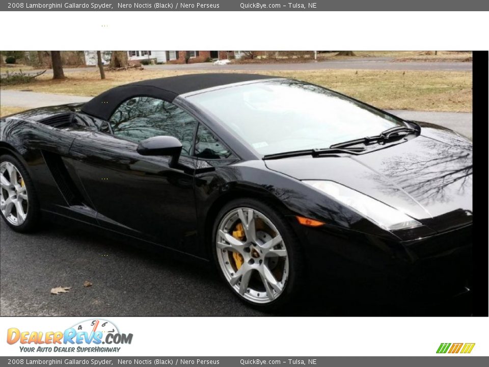 2008 Lamborghini Gallardo Spyder Nero Noctis (Black) / Nero Perseus Photo #1