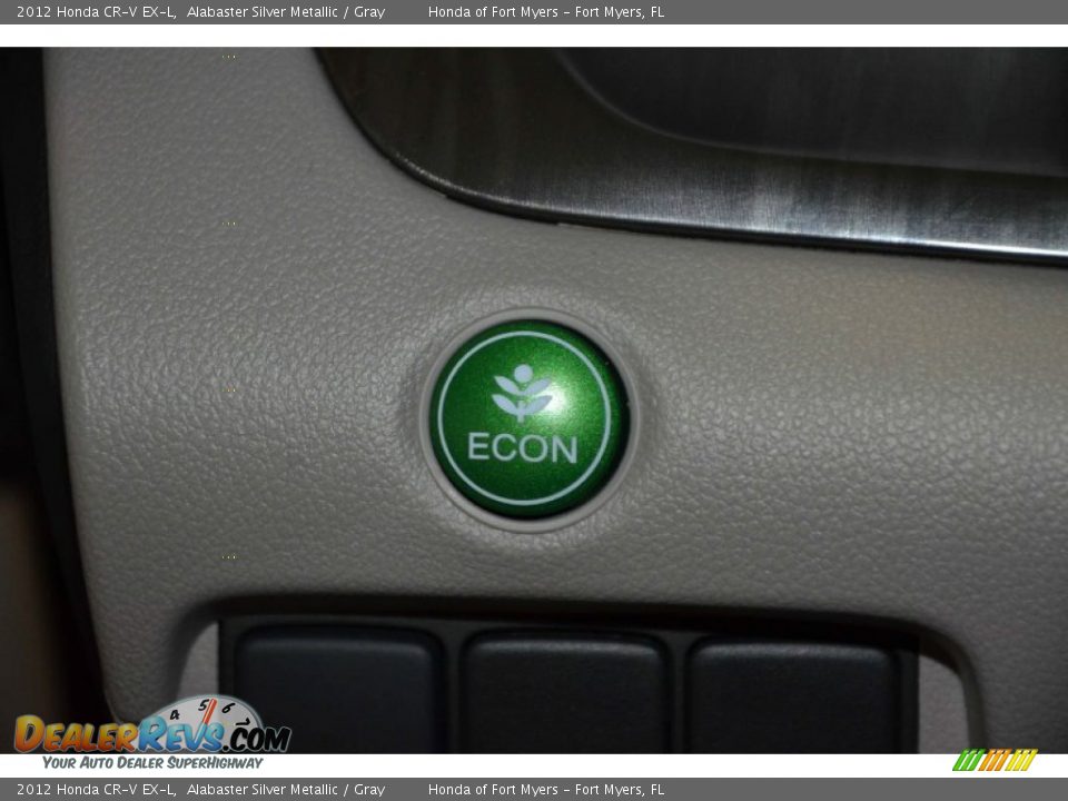 2012 Honda CR-V EX-L Alabaster Silver Metallic / Gray Photo #20
