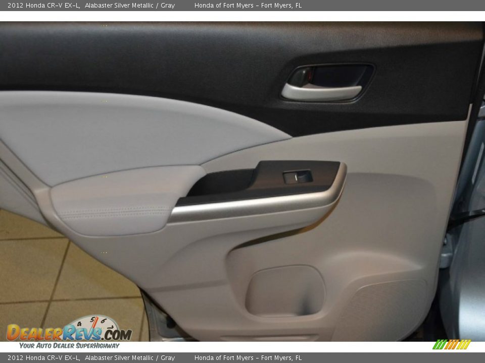 2012 Honda CR-V EX-L Alabaster Silver Metallic / Gray Photo #21