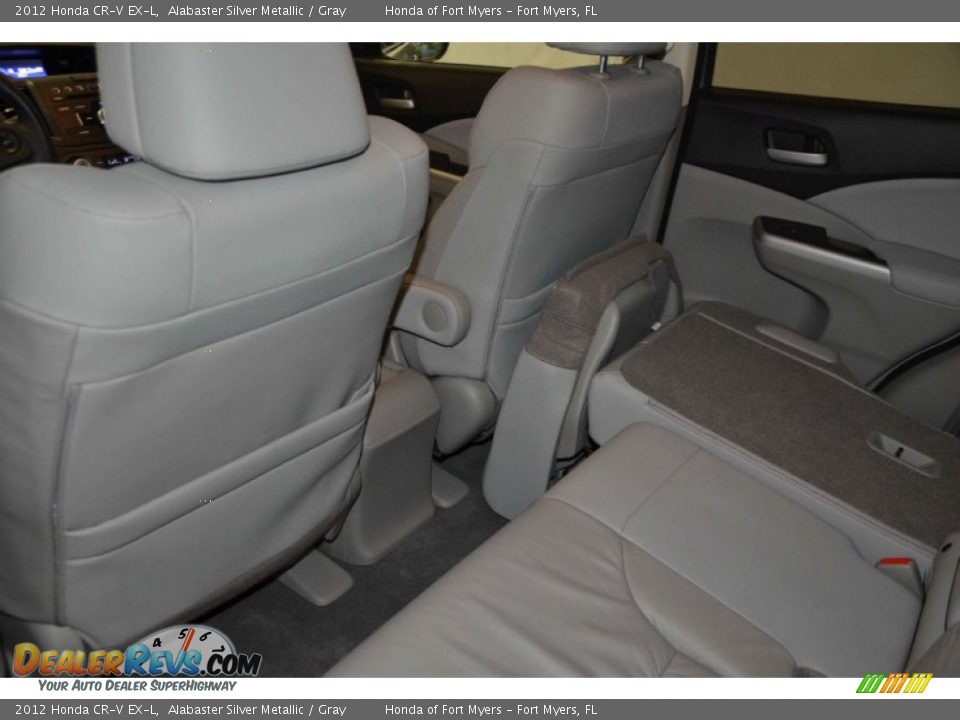 2012 Honda CR-V EX-L Alabaster Silver Metallic / Gray Photo #22