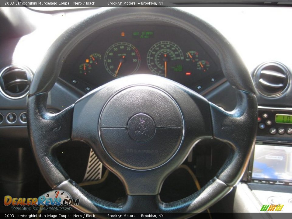 2003 Lamborghini Murcielago Coupe Steering Wheel Photo #33
