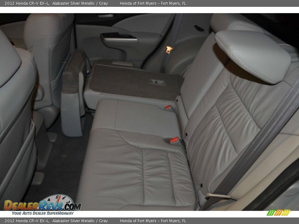 2012 Honda CR-V EX-L Alabaster Silver Metallic / Gray Photo #23