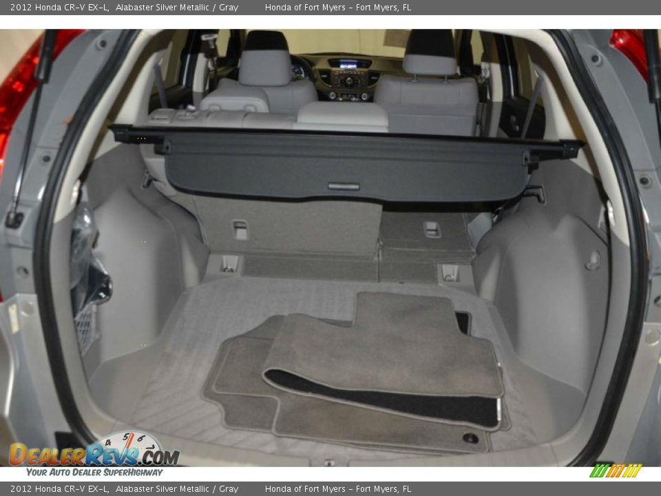 2012 Honda CR-V EX-L Alabaster Silver Metallic / Gray Photo #26
