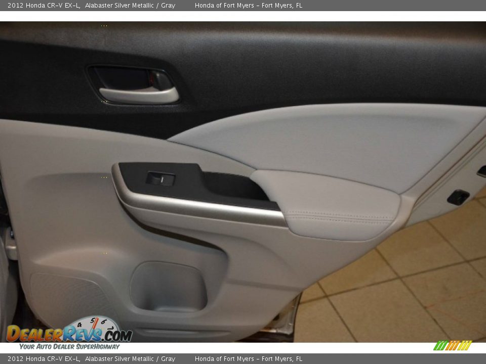 2012 Honda CR-V EX-L Alabaster Silver Metallic / Gray Photo #27
