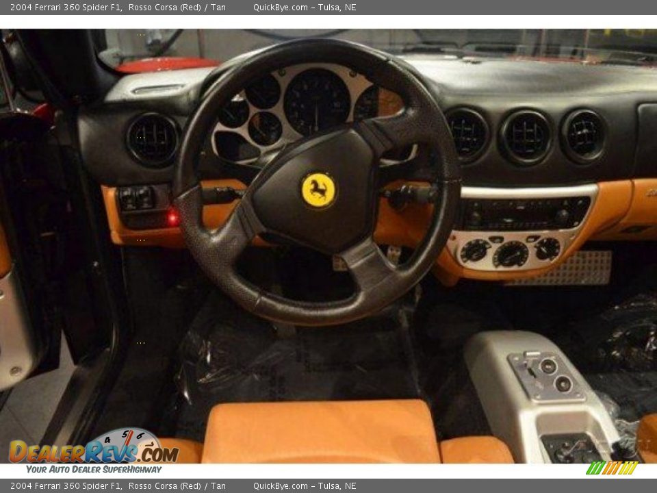 2004 Ferrari 360 Spider F1 Rosso Corsa (Red) / Tan Photo #6