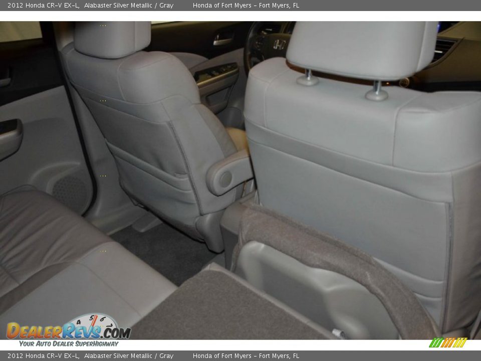 2012 Honda CR-V EX-L Alabaster Silver Metallic / Gray Photo #28
