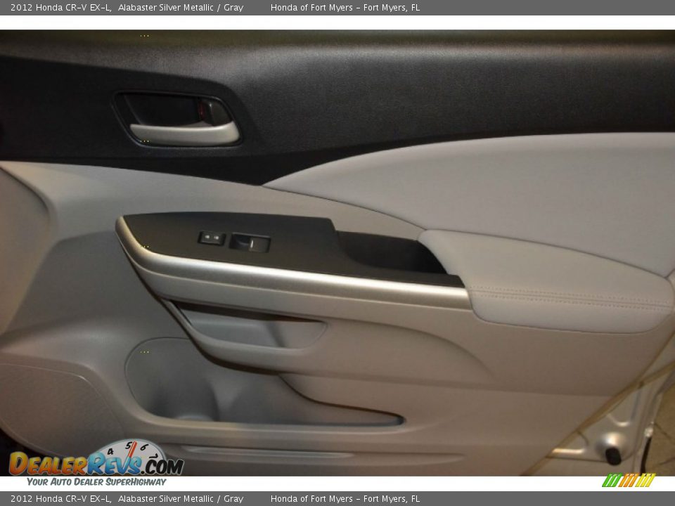 2012 Honda CR-V EX-L Alabaster Silver Metallic / Gray Photo #29
