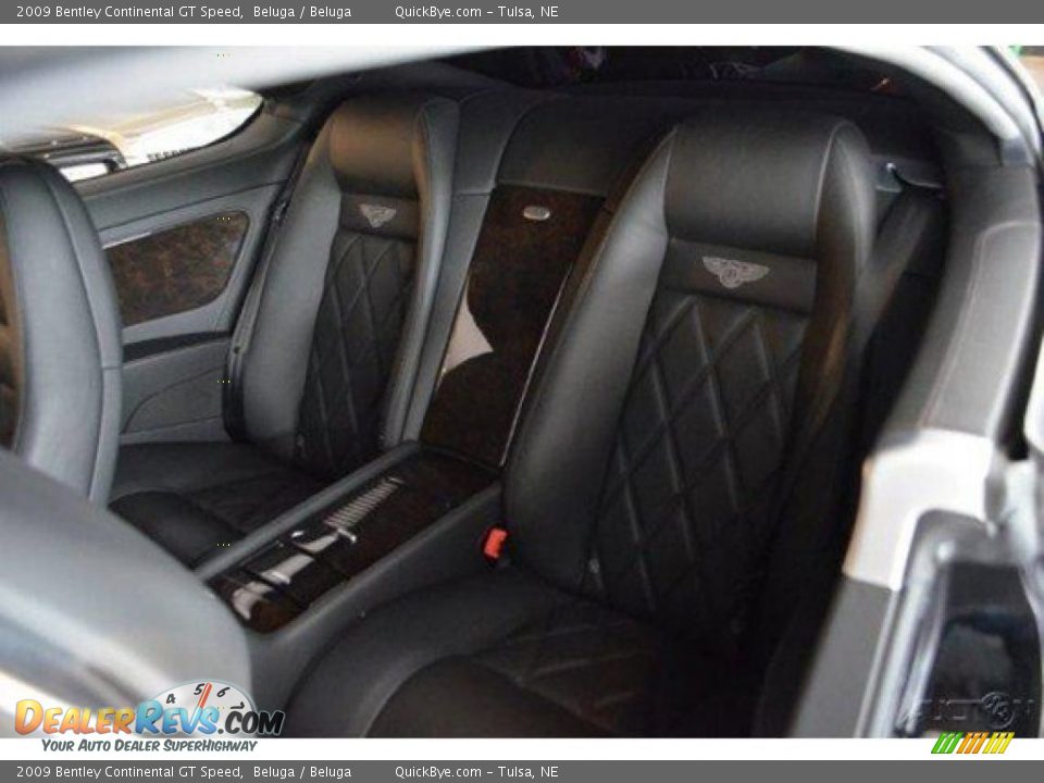 Rear Seat of 2009 Bentley Continental GT Speed Photo #7