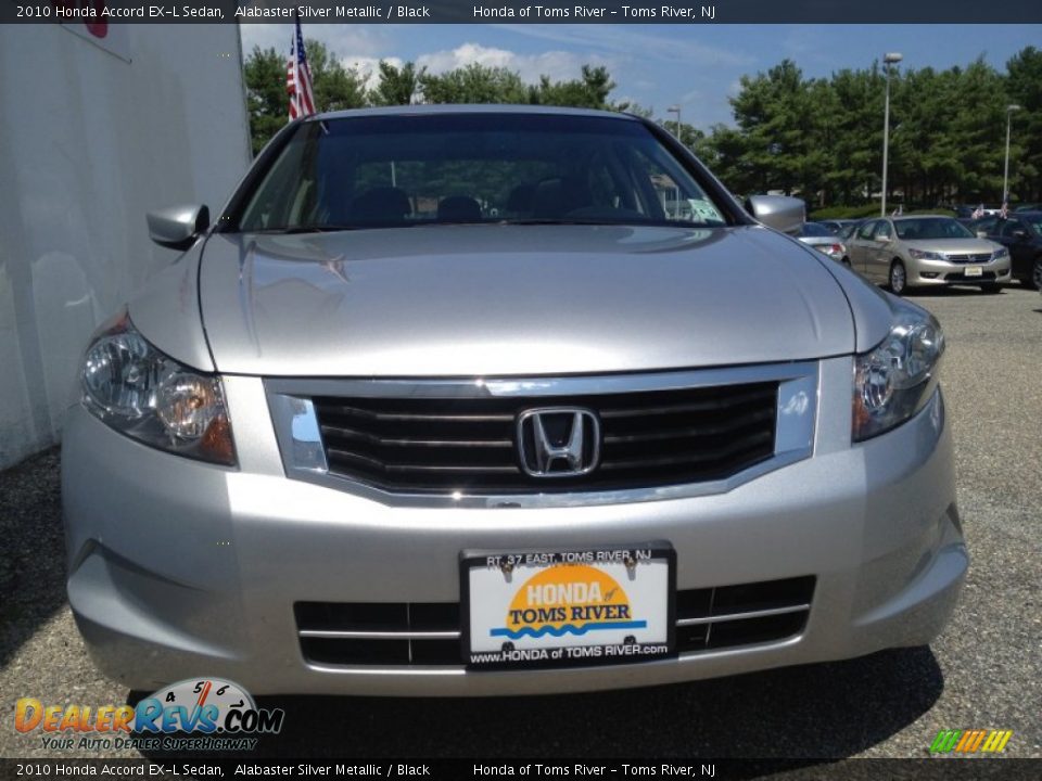 2010 Honda Accord EX-L Sedan Alabaster Silver Metallic / Black Photo #4