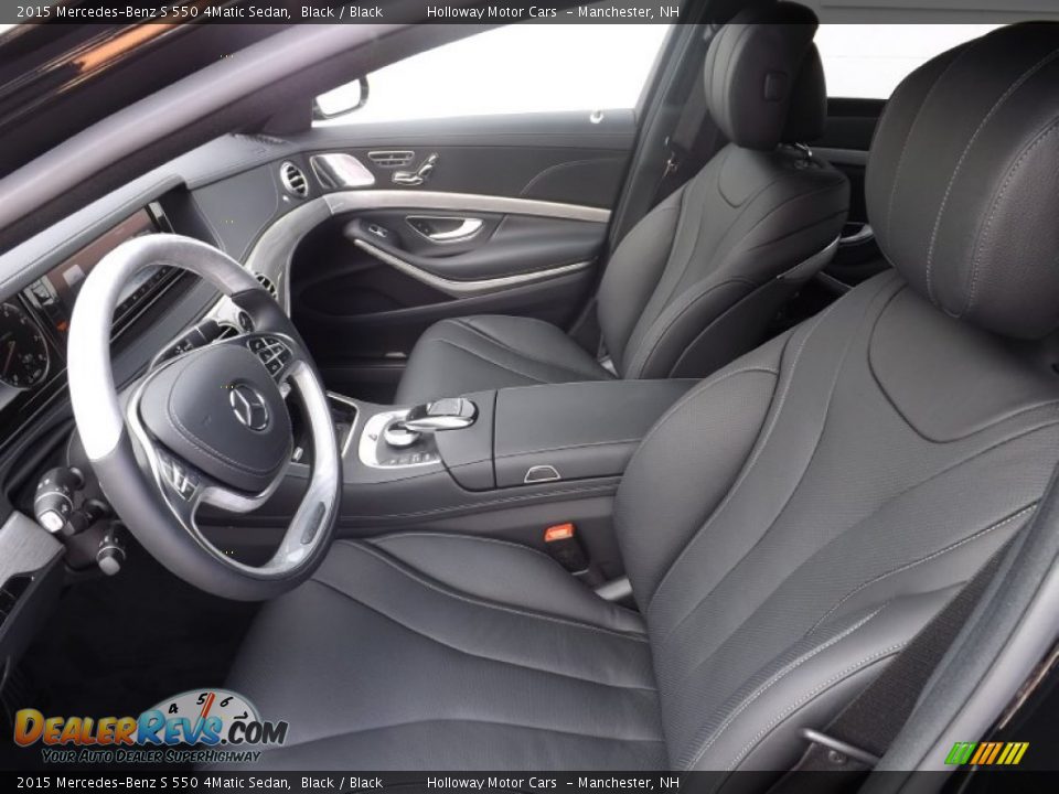 Front Seat of 2015 Mercedes-Benz S 550 4Matic Sedan Photo #13