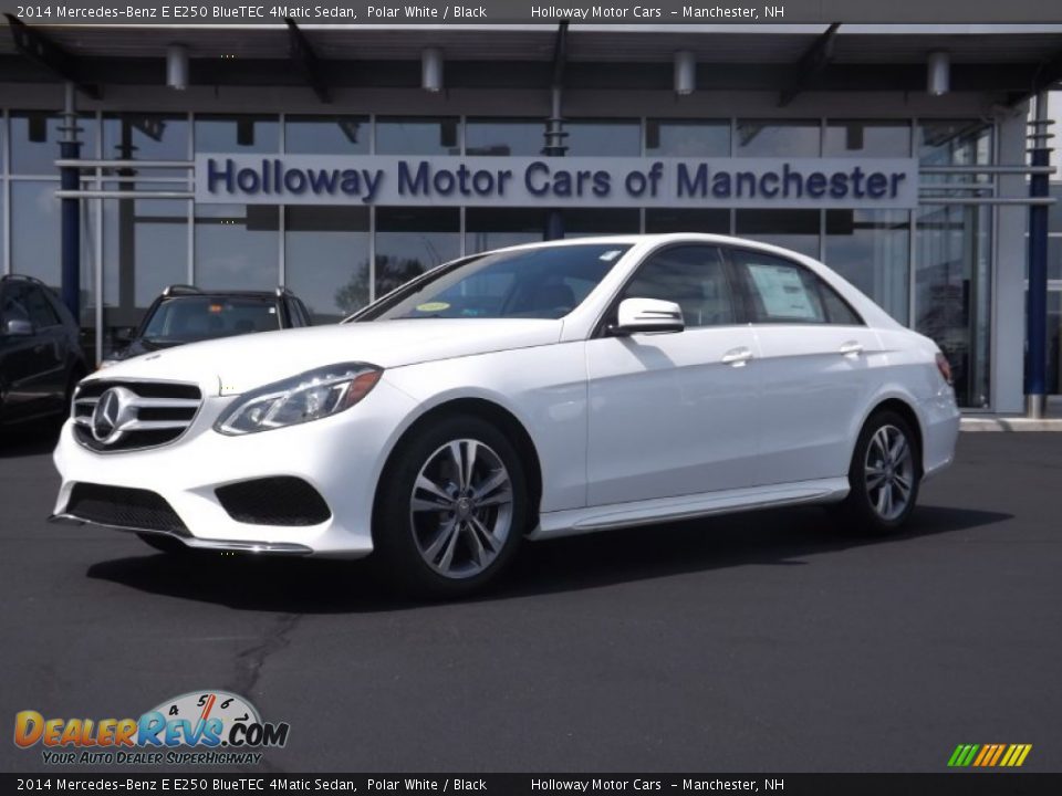 2014 Mercedes-Benz E E250 BlueTEC 4Matic Sedan Polar White / Black Photo #1