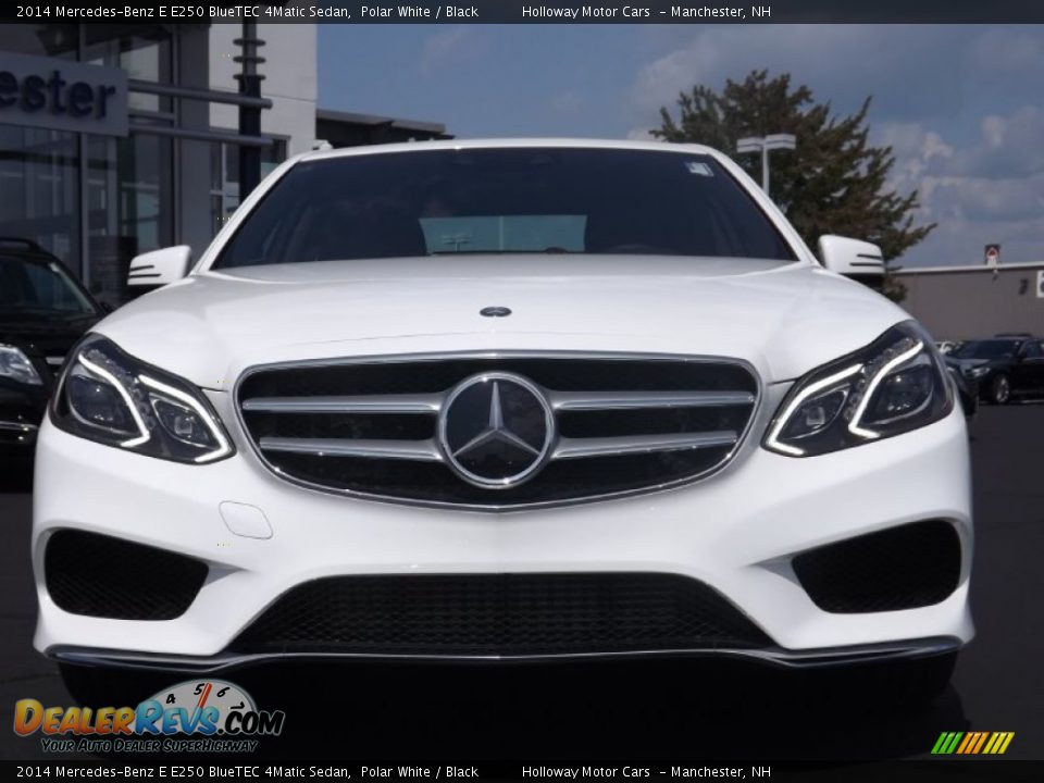 2014 Mercedes-Benz E E250 BlueTEC 4Matic Sedan Polar White / Black Photo #2