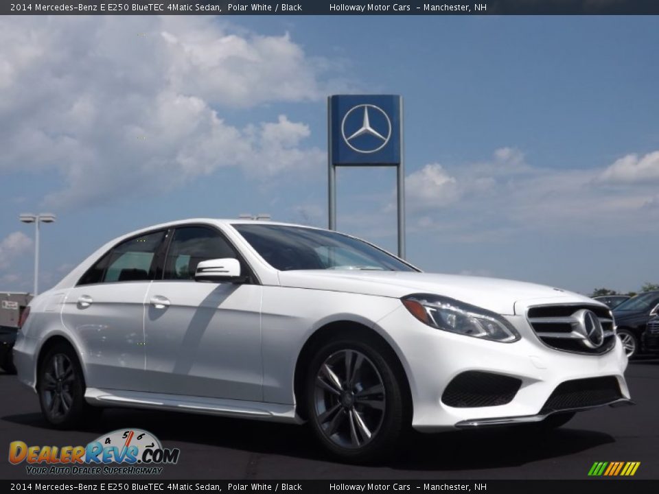 2014 Mercedes-Benz E E250 BlueTEC 4Matic Sedan Polar White / Black Photo #3