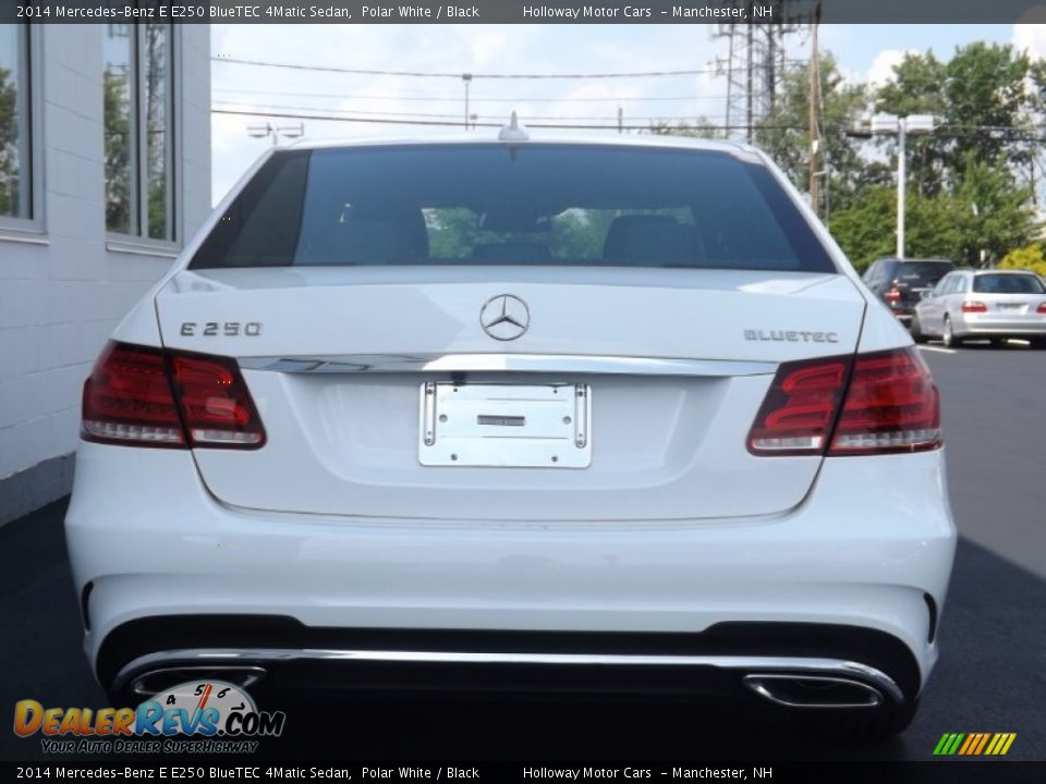 2014 Mercedes-Benz E E250 BlueTEC 4Matic Sedan Polar White / Black Photo #4