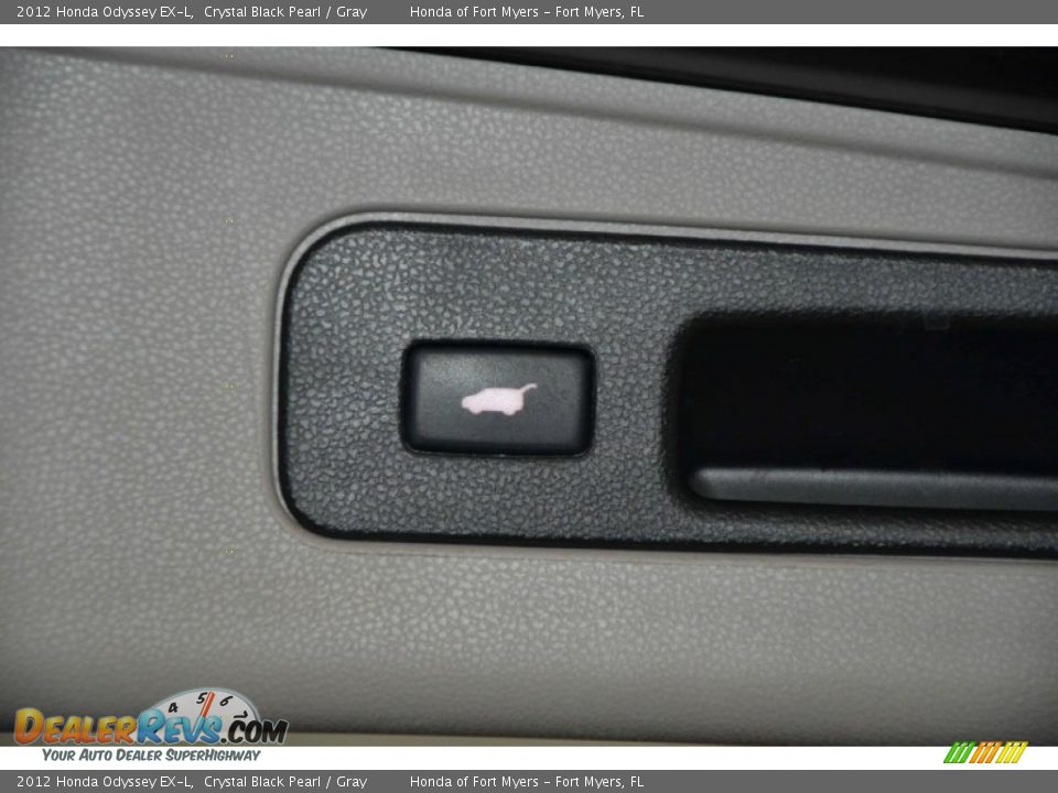 2012 Honda Odyssey EX-L Crystal Black Pearl / Gray Photo #27