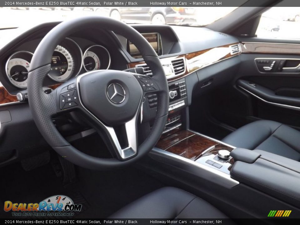 2014 Mercedes-Benz E E250 BlueTEC 4Matic Sedan Polar White / Black Photo #7